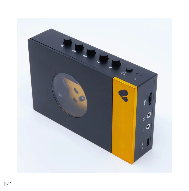 We are rewind keith 黒Bluetooth カセットプレイヤー we are rewind BLUETOOTH CASSETTE PLAYER • Amy (Black & Yellow