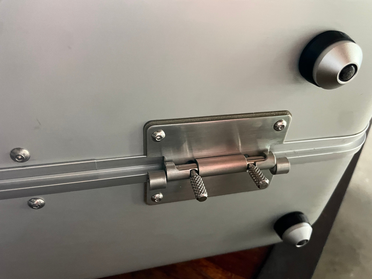 Buchla Tiptop 200t series with BPNYC ZERO Halliburton Eurorack Modular Travel Case NOS SILVER 122hp 9U