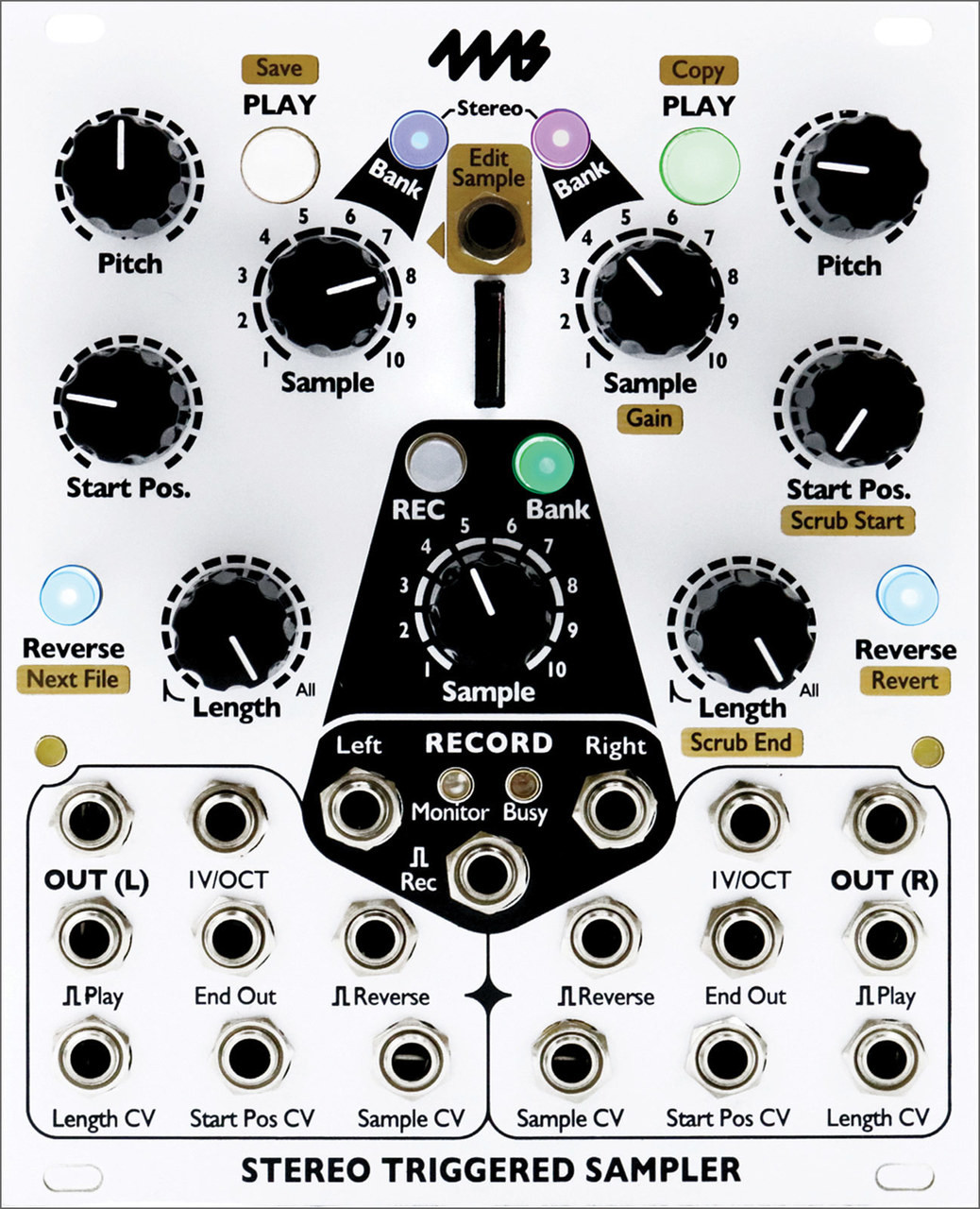 4ms Stereo Triggered Sampler (STS)-