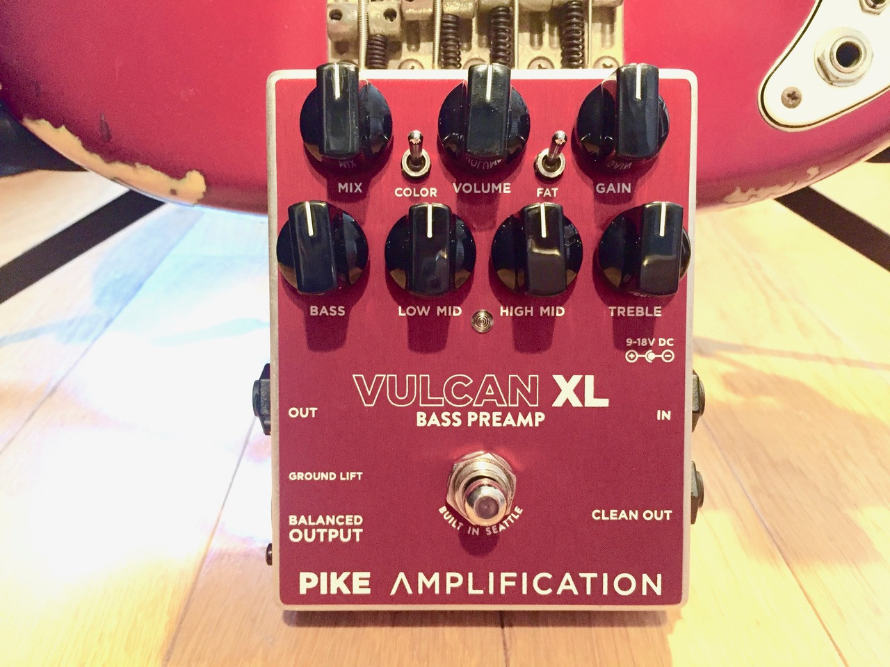 PIKE AMPLIFICATION VULCAN XL BASS PREAMP - Boutique Pedal NYC
