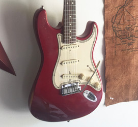 Beautiful "Matched Headstock '95 Fender USA Stratocaster" with cool streamline pickguard/trem cover by decoboom... Beautiful "Matched Headstock '95 Fender USA Stratocaster" with cool streamline pickguard/trem cover by decoboom...