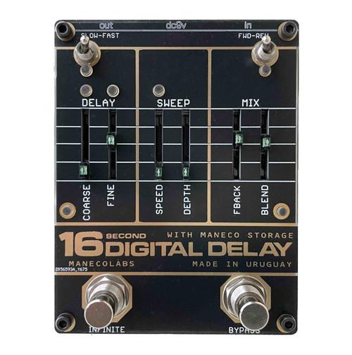 Maneco Labs Sweet 16 Digital Delay - Boutique Pedal NYC