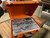 Buchla Tiptop 200t series with BPNYC ZERO Halliburton Eurorack Modular Travel Case 9U #3 ORANGE
