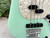 Used 2020 Fender American Performer Mustang Bass Satin surf green