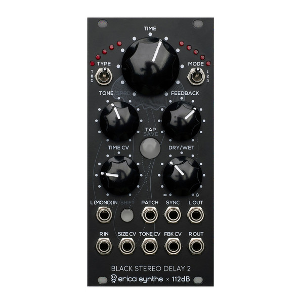 Erica Synths Black Stereo Delay 2