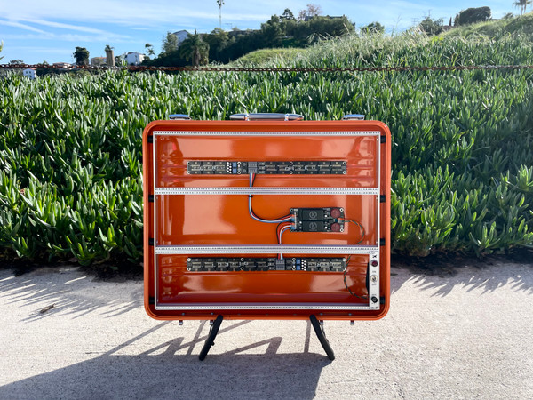 BPNYC ZERO Halliburton Eurorack Modular Travel Case 9U 96hp "ORANGE"