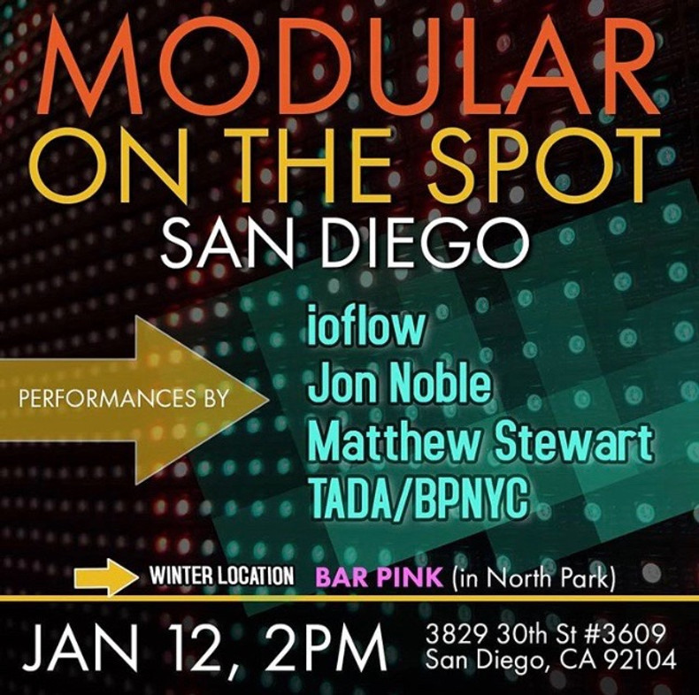 Modular On The Spot  San Diego / January 2020 edition!!!