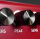 PEAK
The PEAK knob controls the global resonance of the filter.
When fully CW, filters self-oscillation occurs and you now have 4 controllable sine-wave VCO’s.