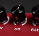 MIX
The MIX knob is used to blend the out-of-phase dry signal with the filtered signal. At low PEAK settings, phase cancellation occurs and it’s capable of producing phaser/vibrato sounds.