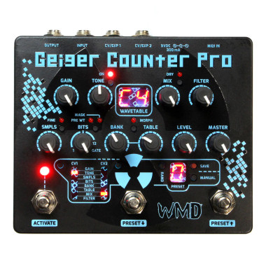 WMD Geiger Counter Pro LIMITED EDITION BLACK - Boutique Pedal NYC
