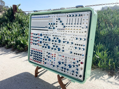 Buchla Tiptop 200t series with BPNYC ZERO Halliburton Eurorack