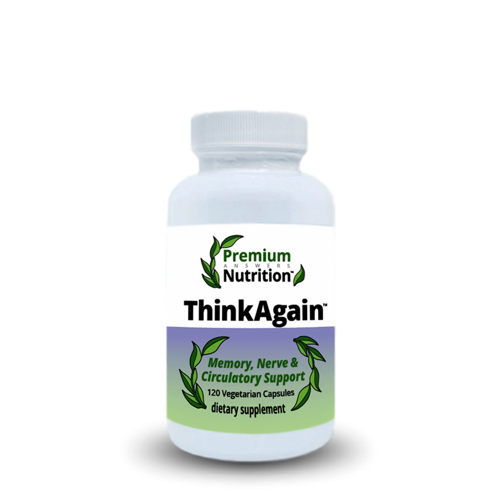 ThinkAgain 120 Vegetarian Capsules Premium Nutrition