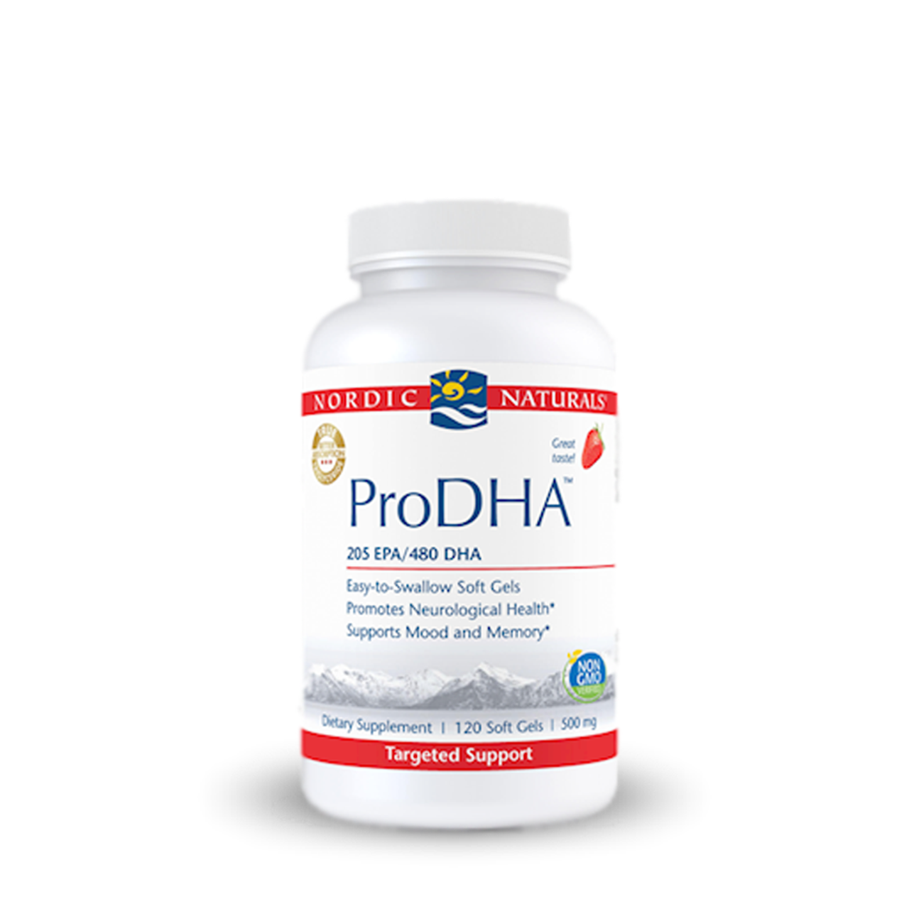 ProDHA™ 500 mg 120 Soft Gels Nordic Naturals®