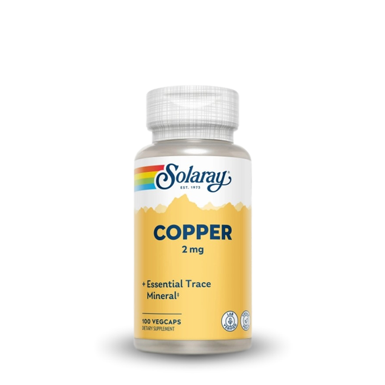Copper 2 mg 100 VegCaps Solaray