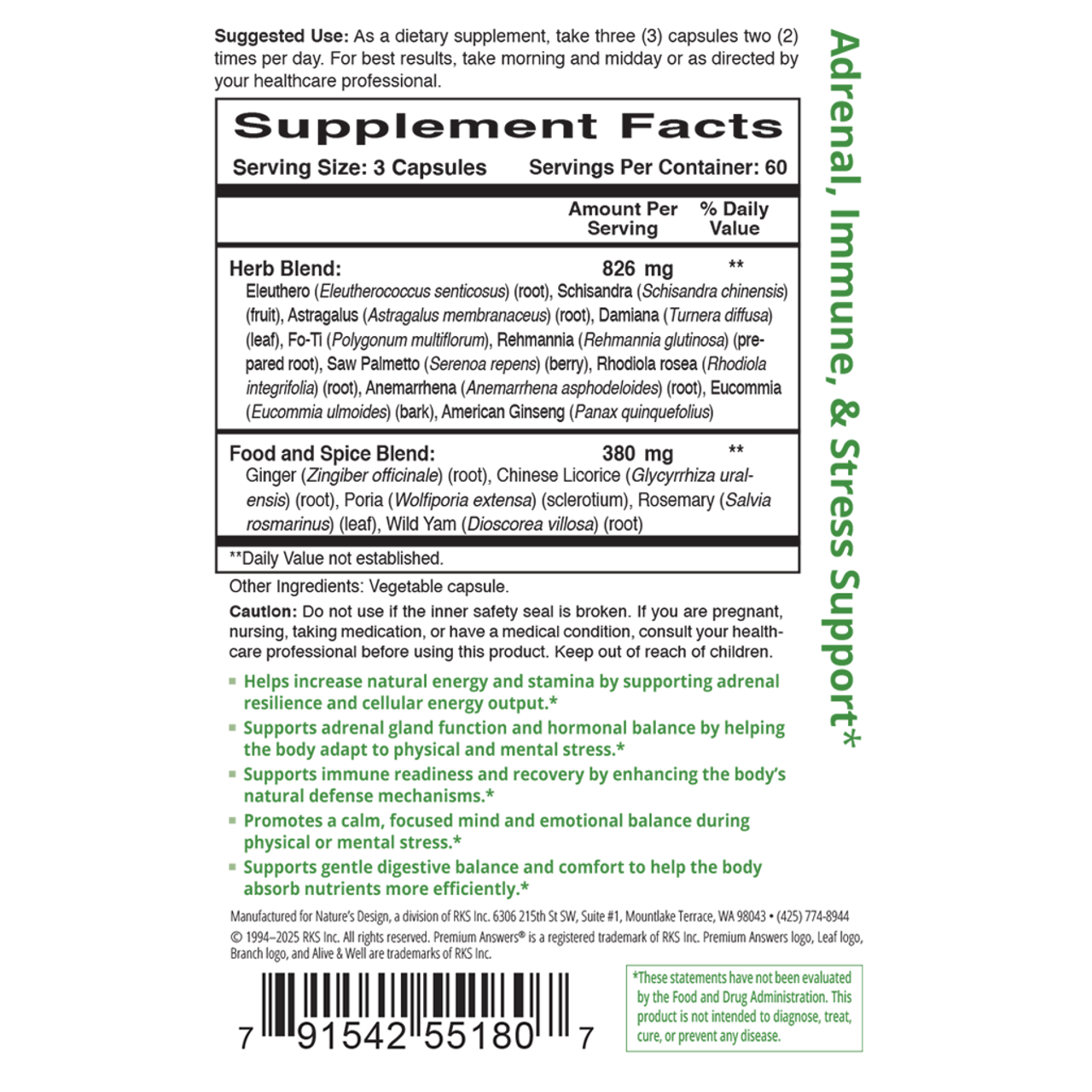 Alive & Well 180 Vegetarian Capsules Premium Answers