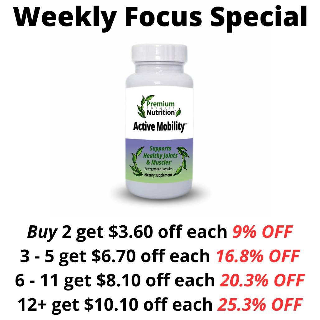 Active Mobility 60 Vegetarian Capsules Premium Nutrition