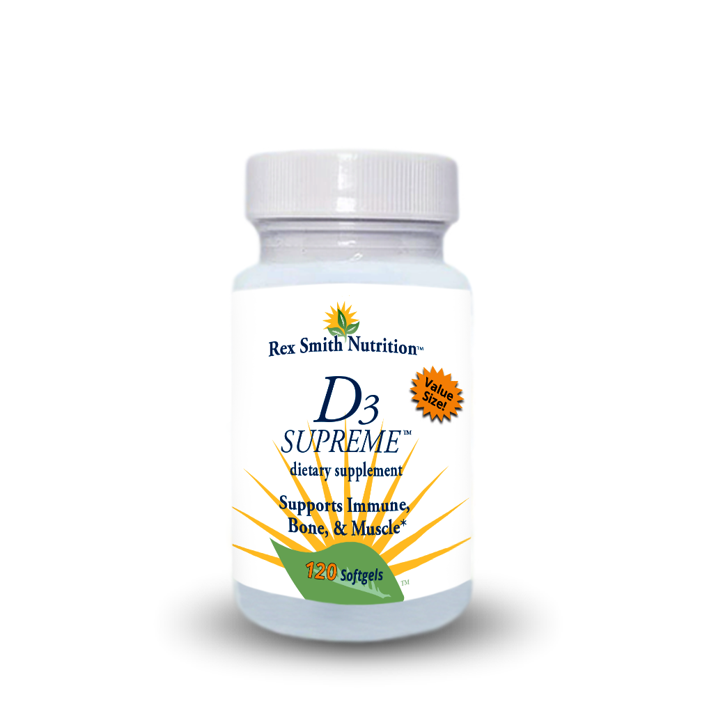 D3 Supreme 120 Softgels Rex Smith Nutrition