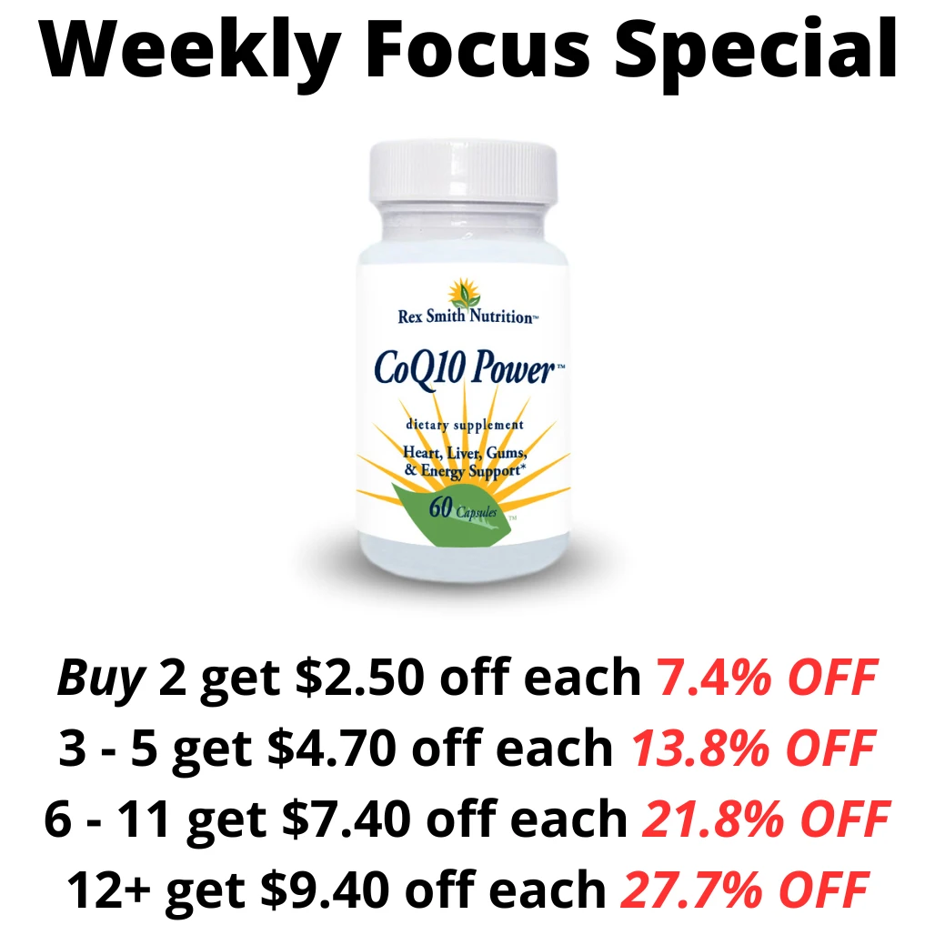 CoQ10 Power™ 60 Capsules Rex Smith Nutrition