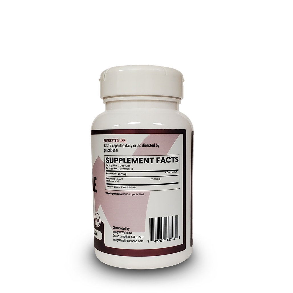 Berberine 1200mg 90 Capsules Integral Wellness
