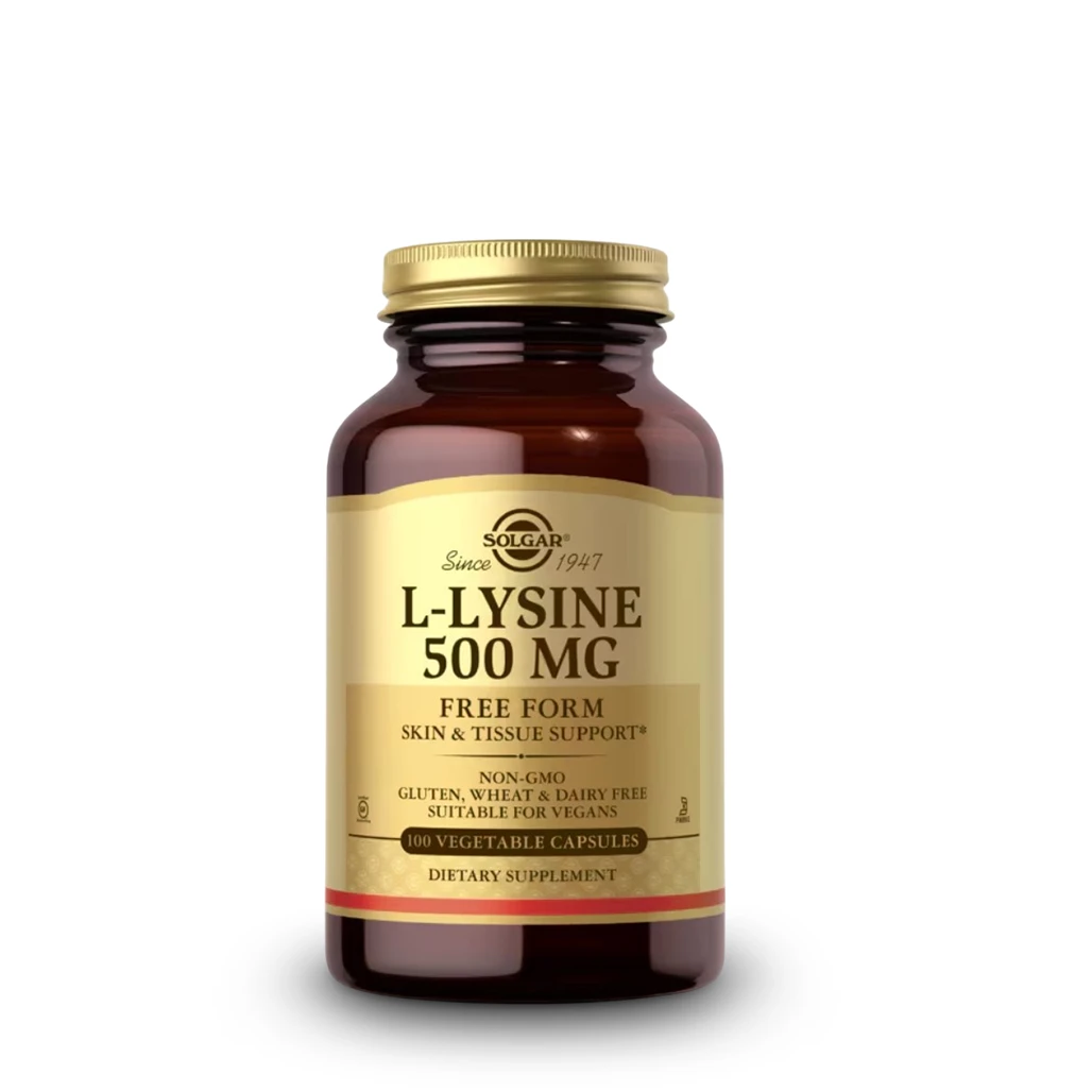 Lysine 500 mg 100 vegetable capsules Solgar