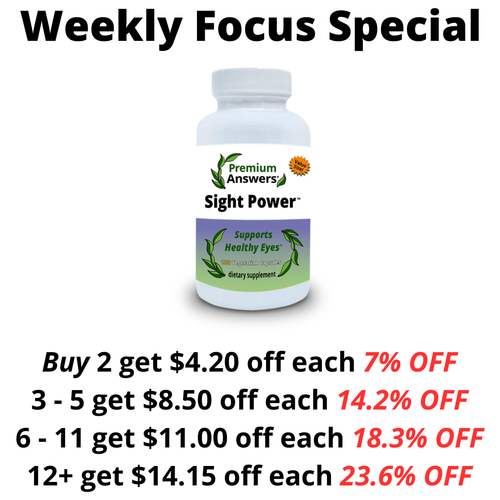 Sight Power 180 Capsules Premium Answers