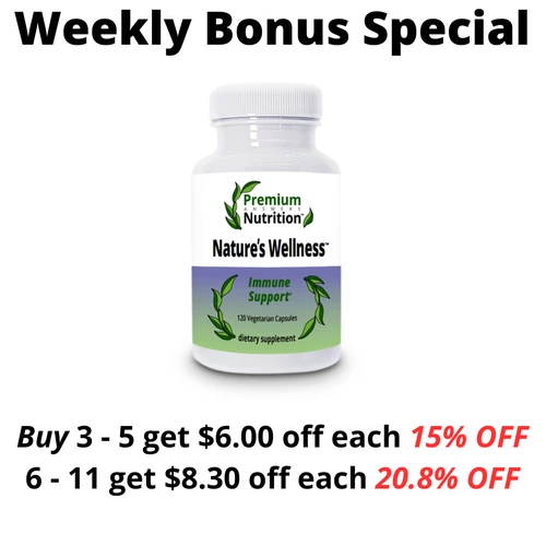 Nature's Wellness 120 Vegetarian Capsules Premium Answers®