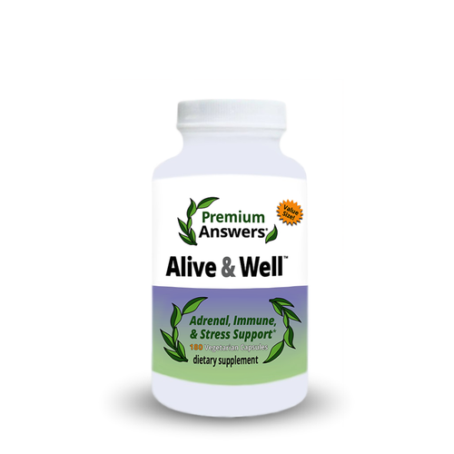 Alive & Well 180 Vegetarian Capsules Premium Answers