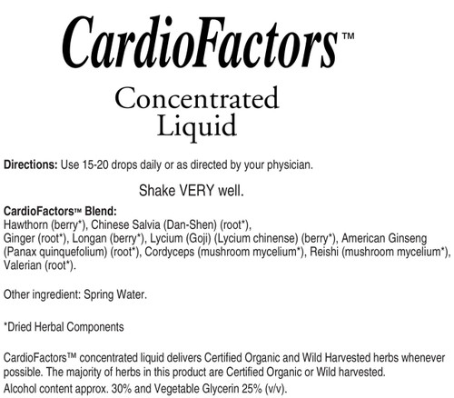 CardioFactors 15 ml Herbal Classics