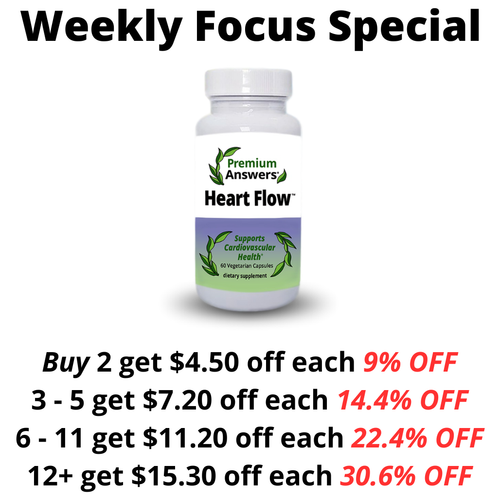 Heart Flow 60 Vegetarian Capsules Premium Answers