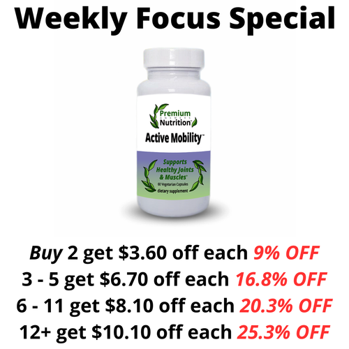 Active Mobility 60 Vegetarian Capsules Premium Nutrition