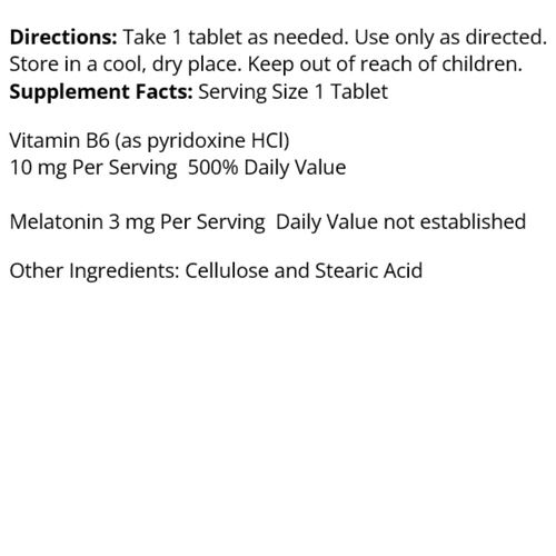 Melatonin 3 mg 120 Tablets KAL