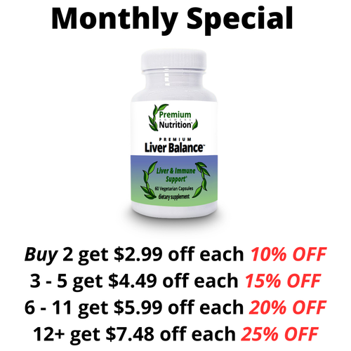 Premium Liver Balance 60 Vegetarian Capsules Premium Nutrition