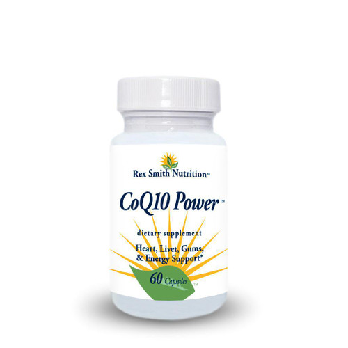 CoQ10 Powerâ„¢ 60 Capsules Rex Smith Nutrition CoQ10 Powerâ„¢ 60 Capsules Rex Smith Nutrition