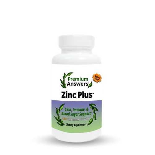 Zinc Plus 120 Vegetarian Capsules Premium Answers