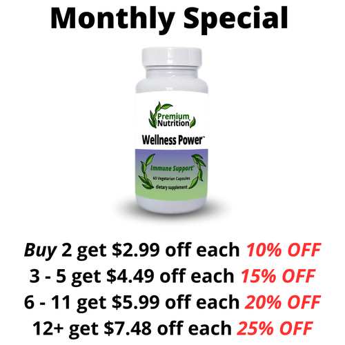 Wellness Power 60 Vegetarian Capsules Premium Nutrition