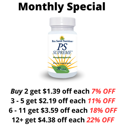 PS Supreme Phosphatidylserine 97 mg 30 Softgels Rex Smith Nutrition