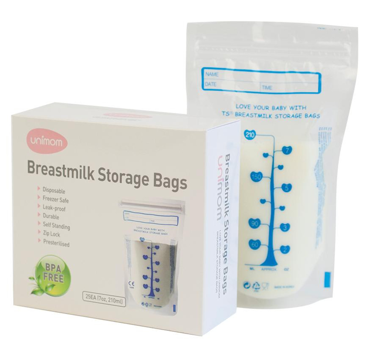 breastfeeding storage bags