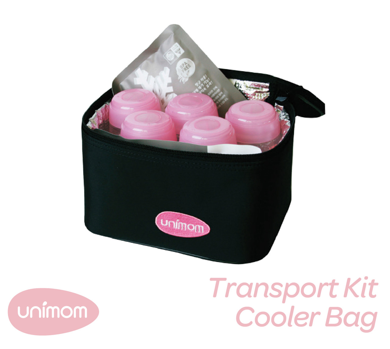 Breast Milk Transport KitCooler Bag (Bottles Included) Kevin & Tara
