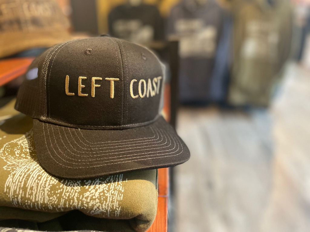 Left Coast Trucker Hat - Black / Grey Steel
