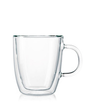 BISTRO Double Wall Thermo-Glass Mugs 5fl.oz