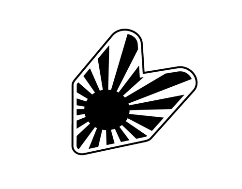 Jdm Sunrise badge