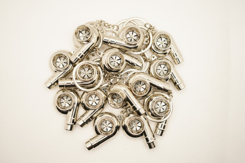 Chrome Turbo Keychain