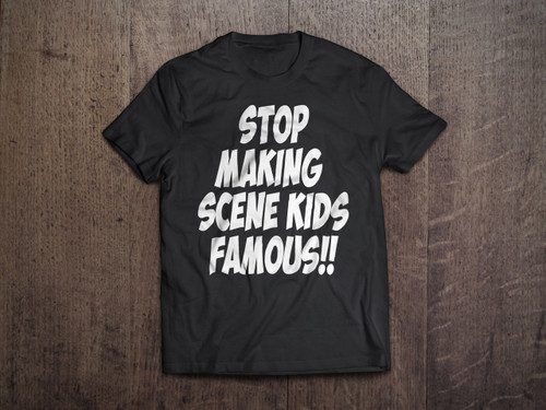 Stop making scene kids famous
