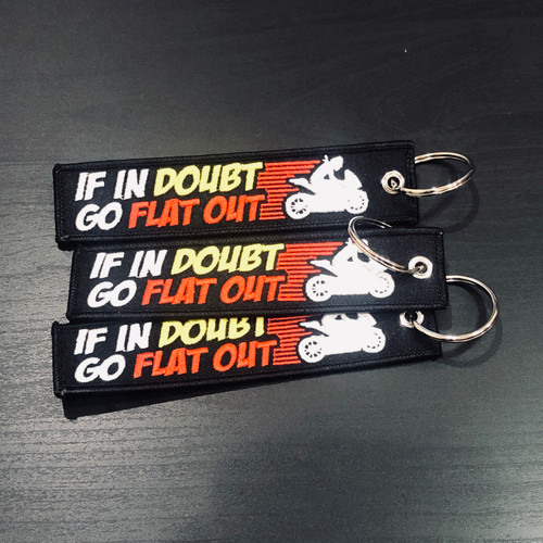 If in doubt go flat out Keytag