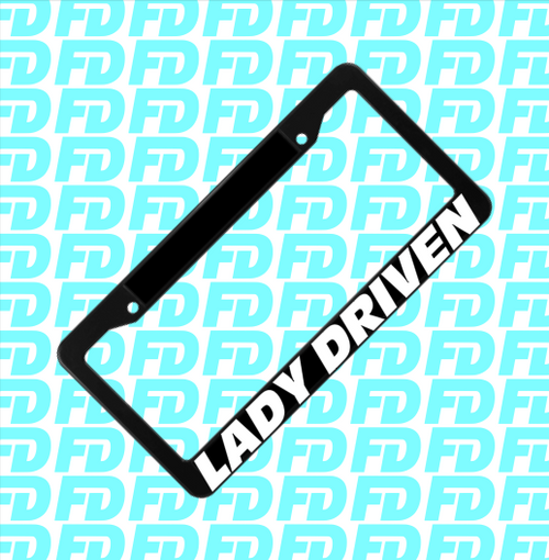 Lady Driven PLATE FRAME