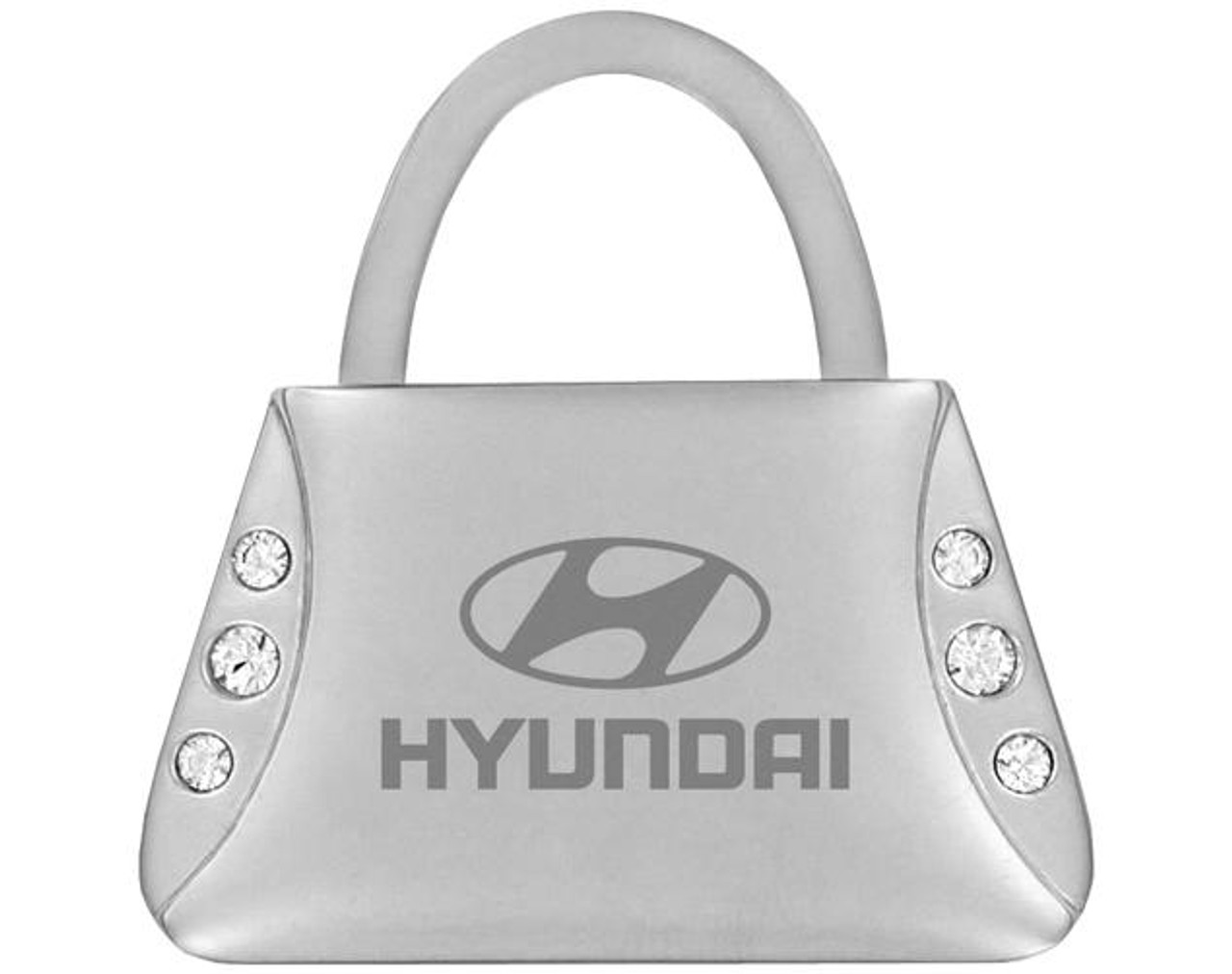 Hyundai Purse Shape Keychain With Crystals From Swarovski (Z085)