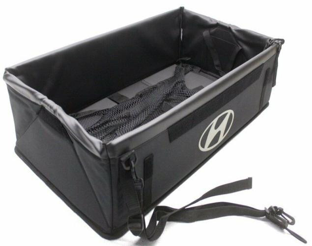 thumbnail interactive-video image 1 of SUBA Cargo Cover For Hyundai Santa Fe (2019-2023) – Black, Retractable Trunk Shade 1 of 3
