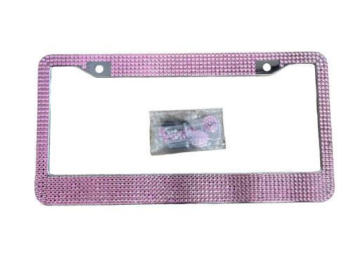 Pink Sparkle License Plate Frame Pink Sparkle License Plate Frame