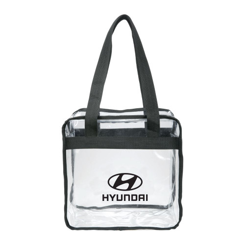 Clear Zippered Tote Bag