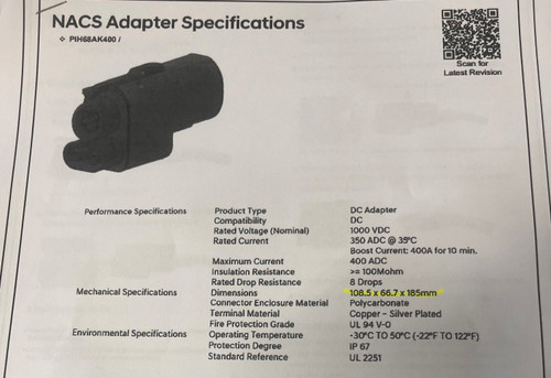 Hyundai NACS to CCS1 Car Adapter Hyundai NACS to CCS1 Car Adapter